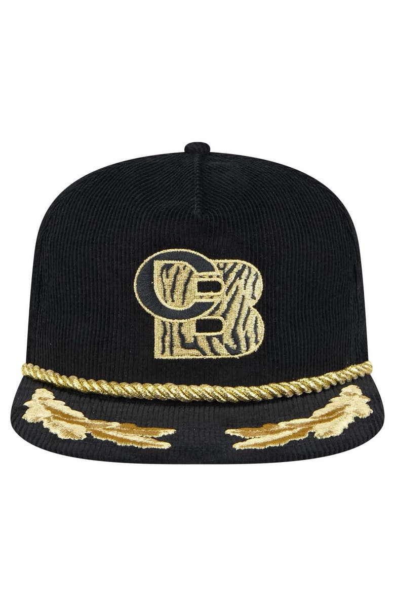 New Era Men's New Era Black Cincinnati Bengals City Originals Corduroy Skipper Golfer Snapback Hat, Alternate, color, Black