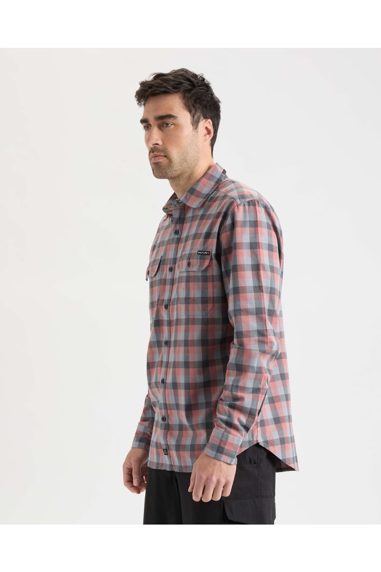 Hammer SLX Performance Flannel Shirt, Alternate, color, Ebony