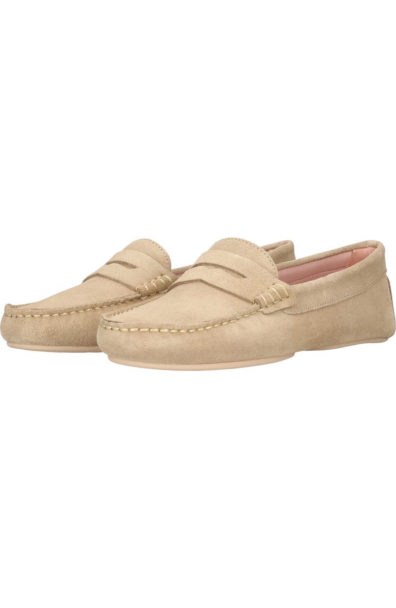 Pretty Ballerinas Driving Moccasin, Alternate, color, Beige