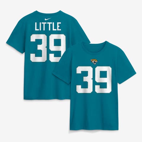 Men's Nike Cam Little Teal Jacksonville Jaguars Name & Number T-Shirt