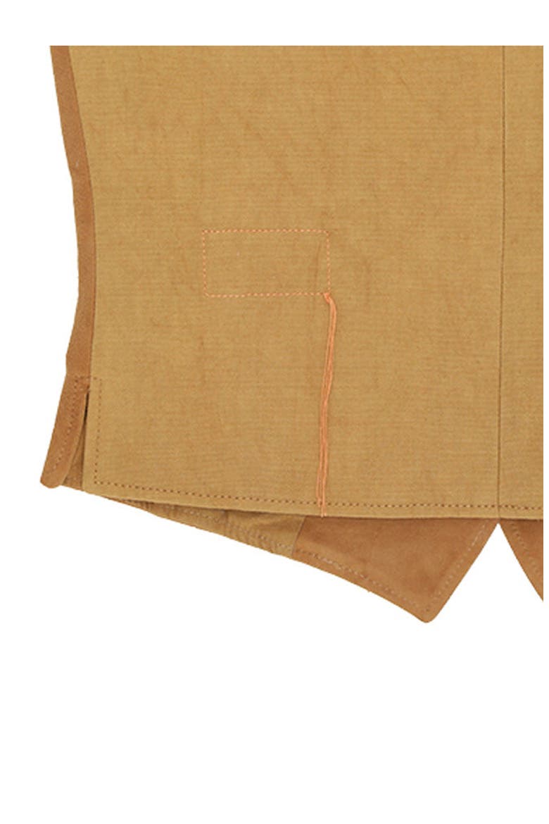 Chamois Leather Vest, Alternate, color, Camel
