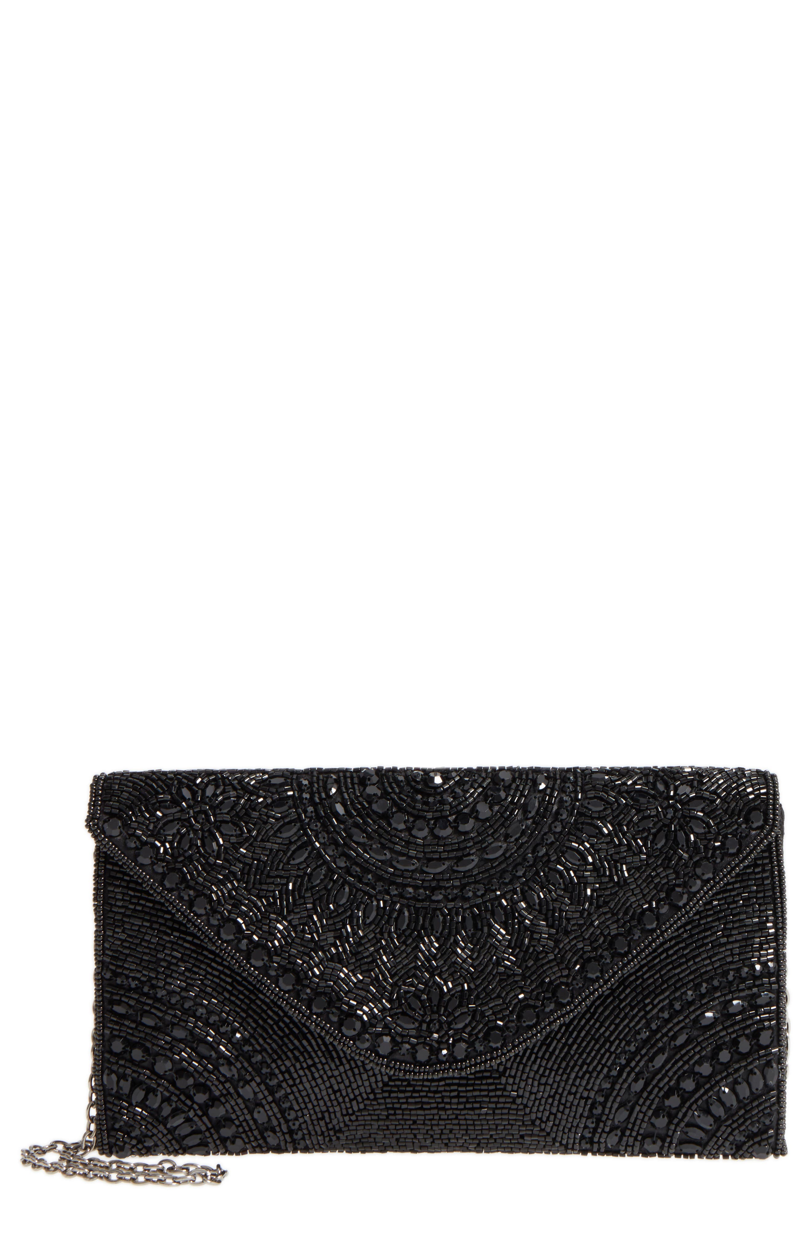 Nordstrom Alhambra Beaded Envelope Clutch, Main, color, 