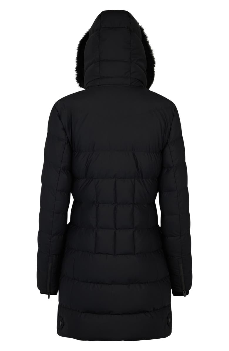 Moose Knuckles Watershed 3 Water Resistant 800 Fill Power Down Puffer Coat with Genuine Shearling Trim Removable Hood, Alternate, color, 