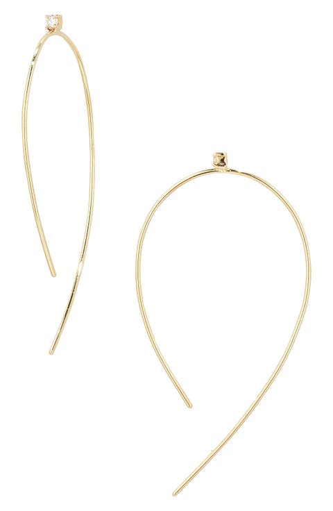 Hooked on Hoops Diamond Earrings