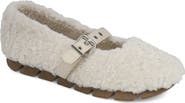MIA Kayti Faux Shearling Mary Jane Flat