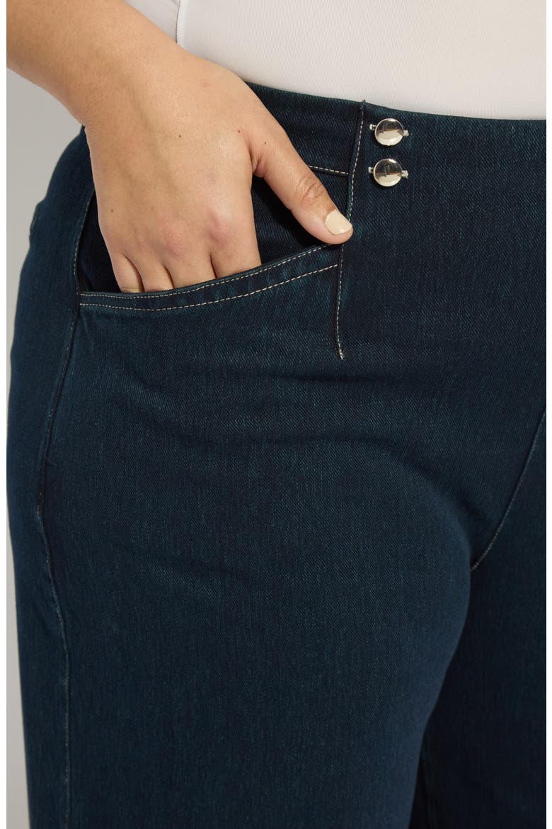 Dion Sailor Palazzo Pants, Alternate, color, INDIGO