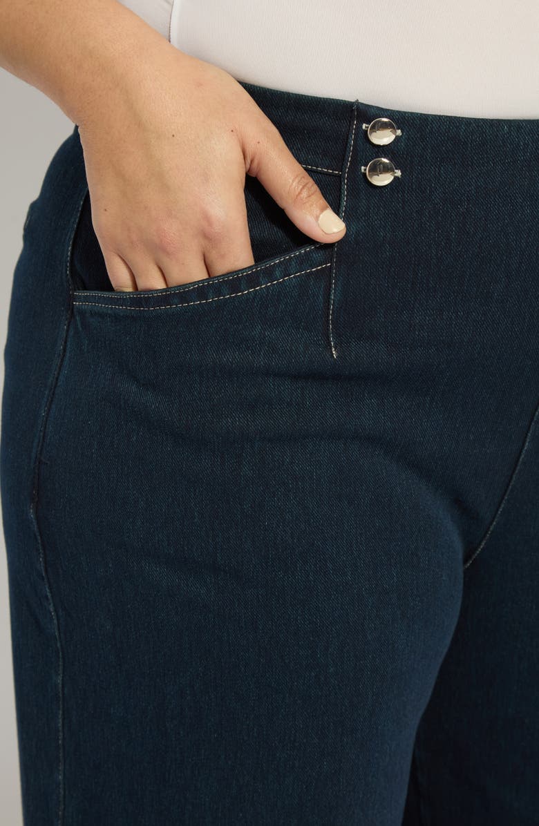 Lysse Dion Sailor Palazzo Pants, Alternate, color, Indigo