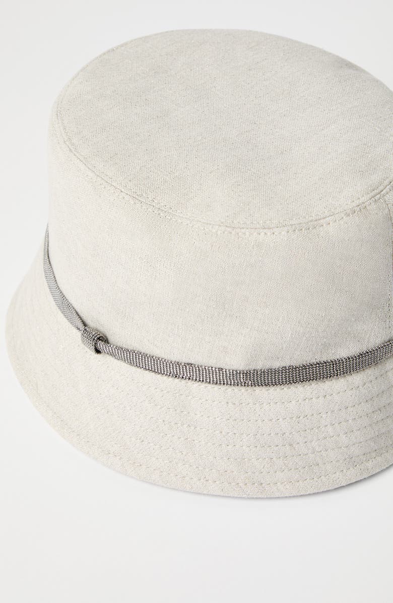 Brunello Cucinelli Bucket hat with monili, Alternate, color, 