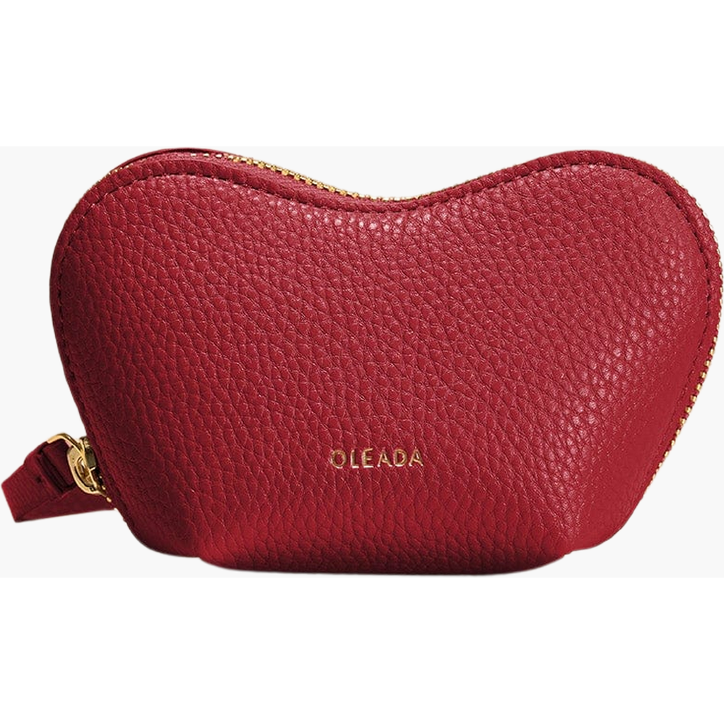 Oleada Mini Le Coeur Pouch In Red
