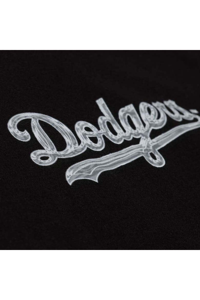 Men's Mitchell & Ness  Black Los Angeles Dodgers Chrome Heritage T-Shirt, Alternate, color, Black