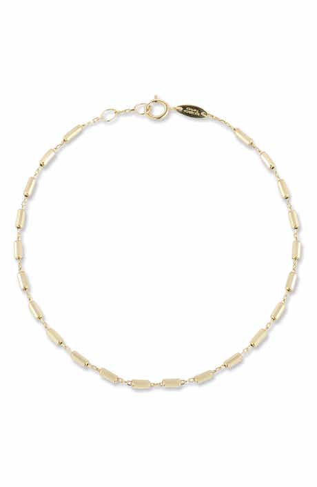 Ember Fine Jewelry <p>14K Gold Cylinder Bracelet</p>