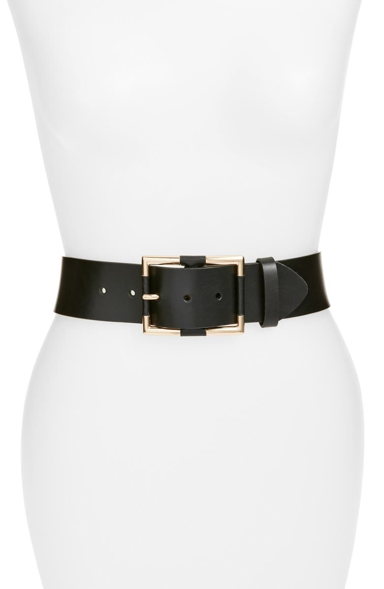 Nordstrom Trimmed Buckle Belt, Main, color,
