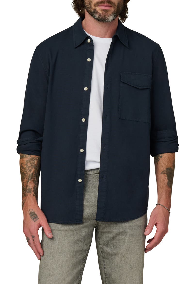 The Reynolds Workwear Button-Up Shirt, Main, color, TRUE NAVY