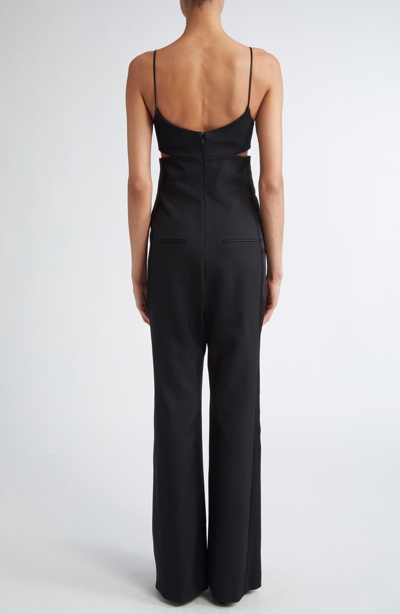Victoria Beckham Cutout Detail Cami Jumpsuit, Alternate, color, 