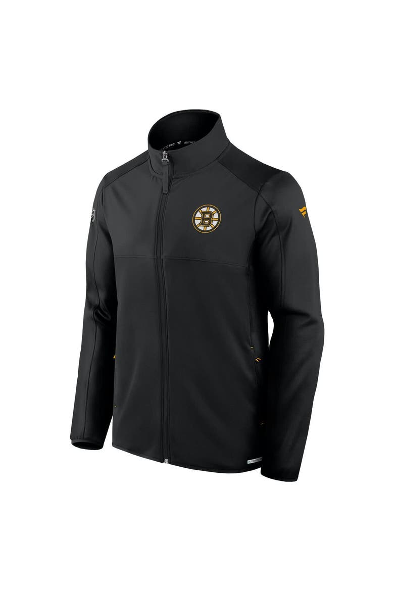 Men's Fanatics  Black Boston Bruins Authentic Pro Rink Fleece Full-Zip Jacket, Alternate, color, Black