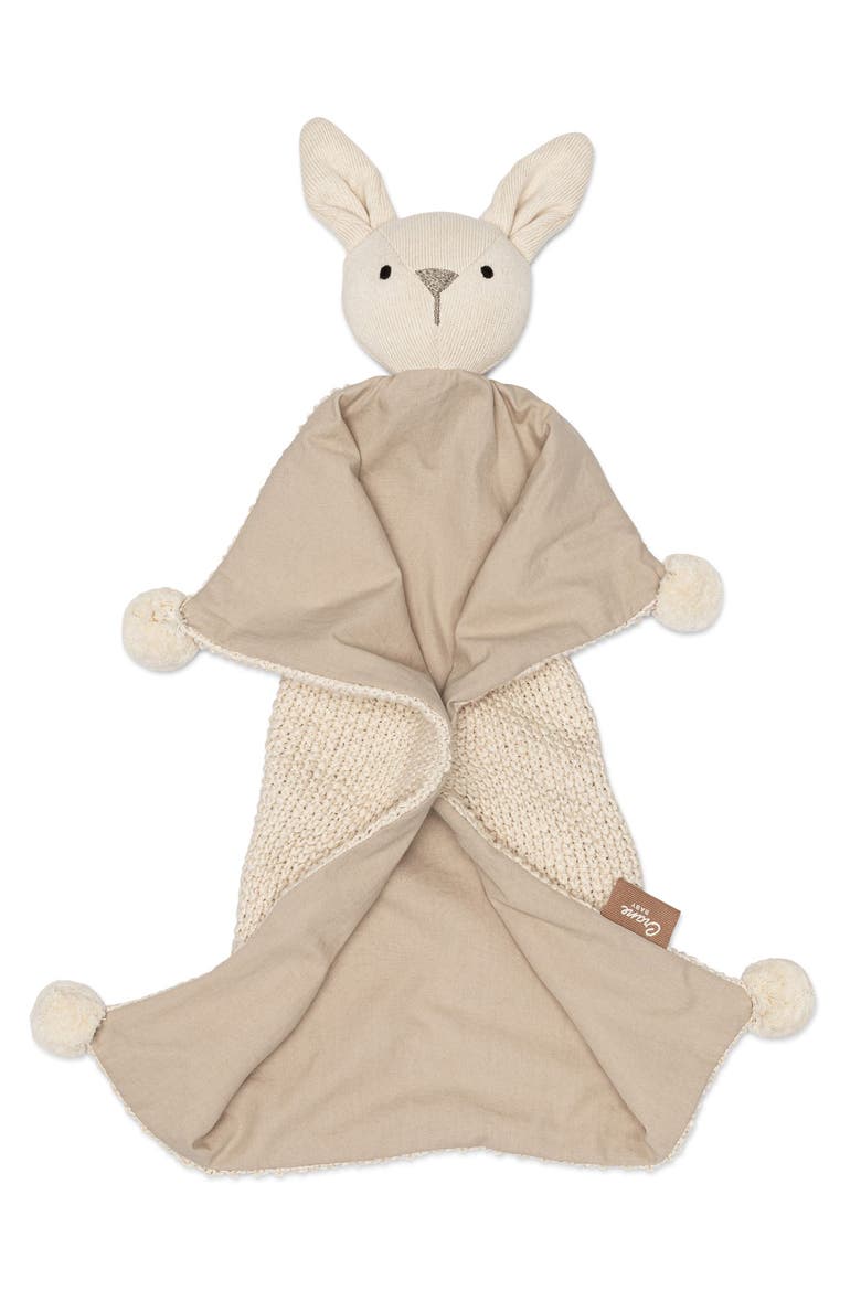 Organic Cotton Lovey Baby Blanket, Main, color, BEIGE