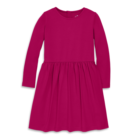 Kids Long Sleeve Perfect Pocket Dress (Toddler, Little Kid & Big Kid)