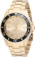 INVICTA Pro Diver Quartz Bracelet Watch, 43mm