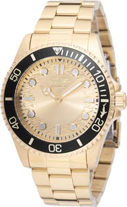 INVICTA Pro Diver Quartz Bracelet Watch, 43mm