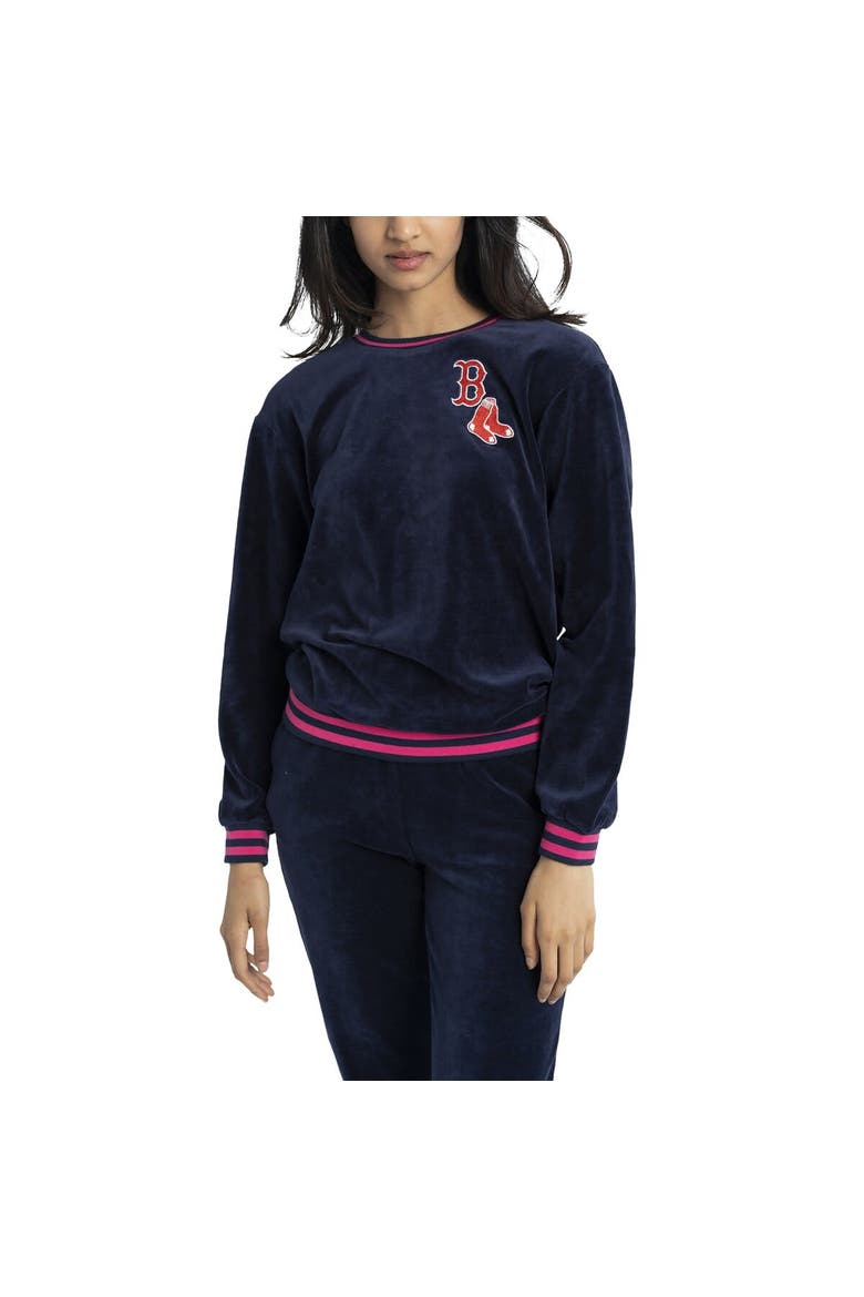Womens Lusso  Navy Boston Red Sox Neely Naveen Set, Alternate, color, Navy
