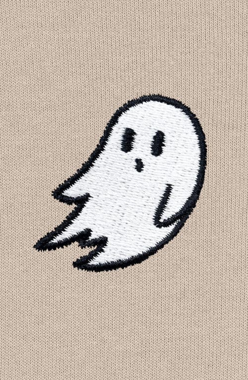 Dalix Womens Ghost Cropped Hoodie In Heather Dust