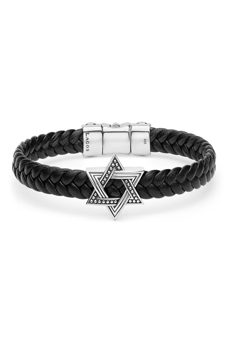 Men's Anthem Star of David Leather Bracelet video