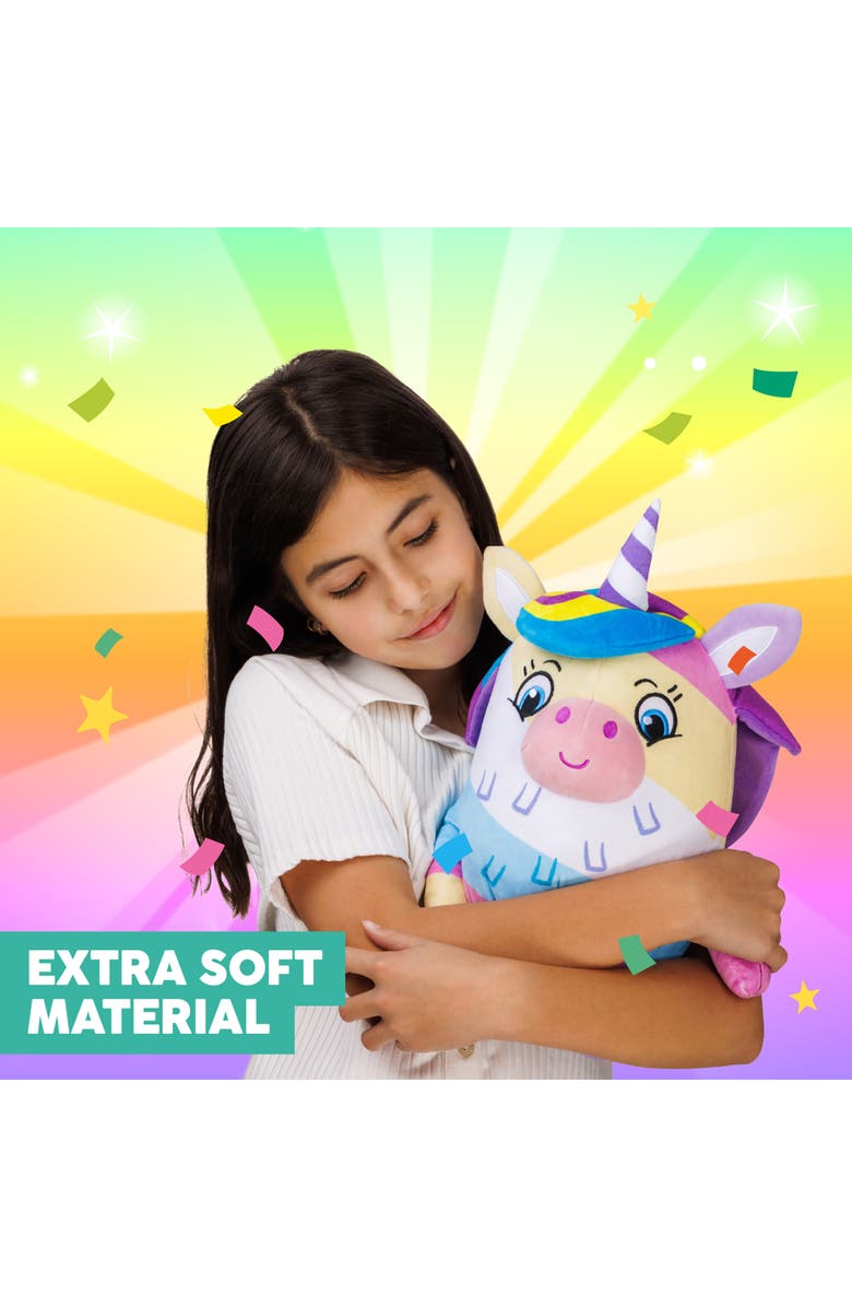 Pinata Smashlings Huggable 12 Inch Plush Luna The Unicorn Series 1, Alternate, color, Multicolored