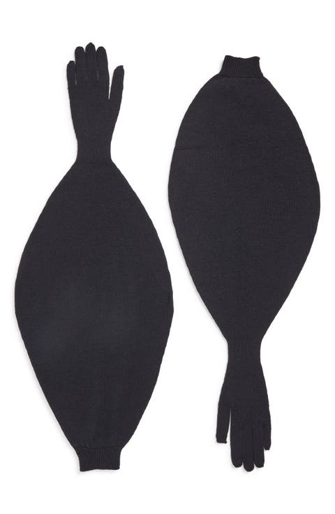 Flake Puff Merino Wool Gloves