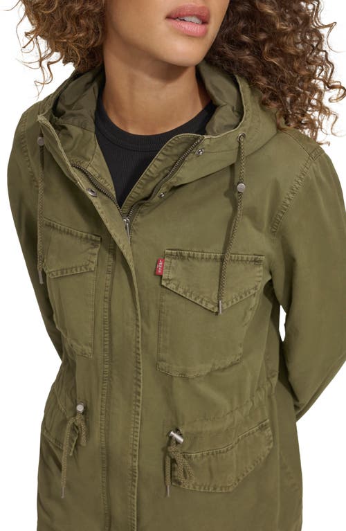 LEVI'S LEVI'S® MILITARY FOUR-POCKET ZIP HOODED JACKET
