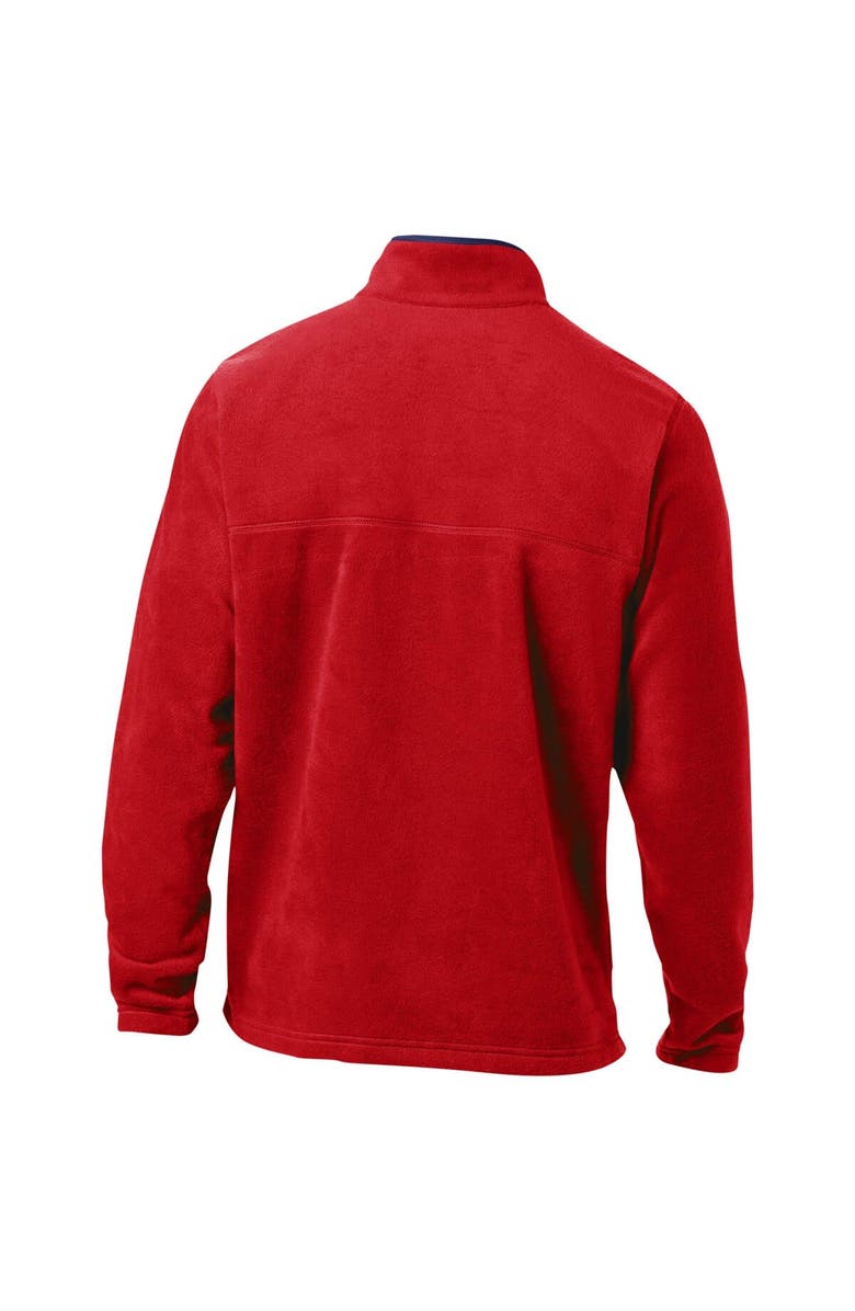 Columbia Men's Columbia Red Washington Nationals Steens Mountain Half-Snap Jacket, Alternate, color,