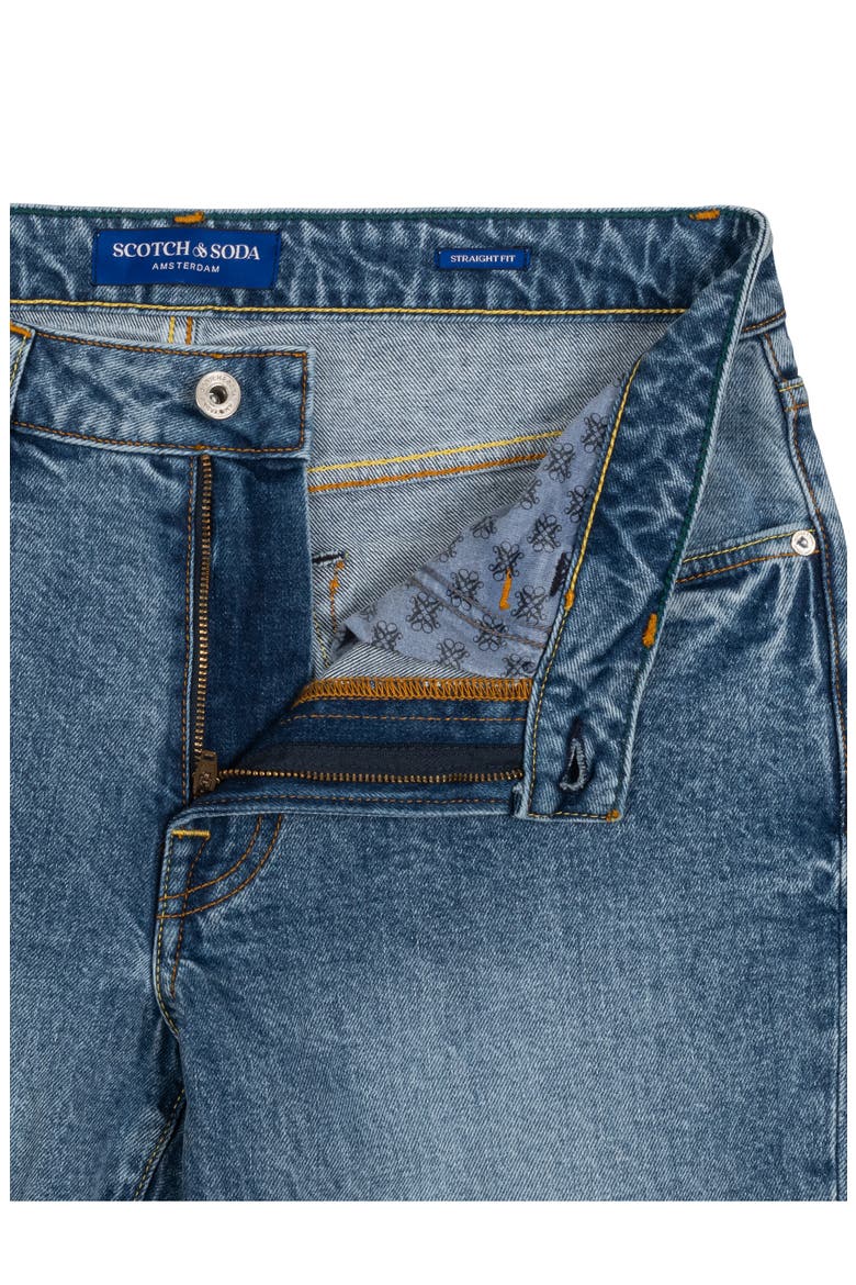 Straight Fit Jeans, Alternate, color, MARINDNU