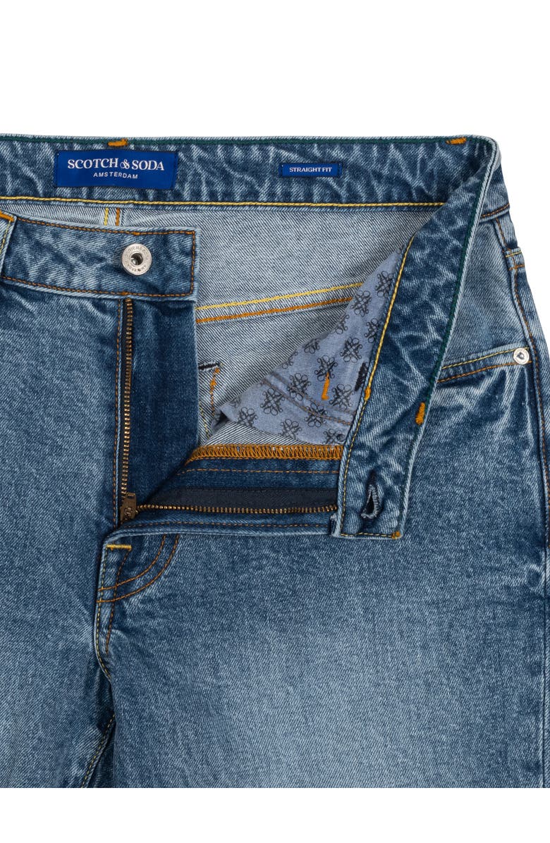 Scotch & Soda Straight Fit Jeans, Alternate, color, Marin
