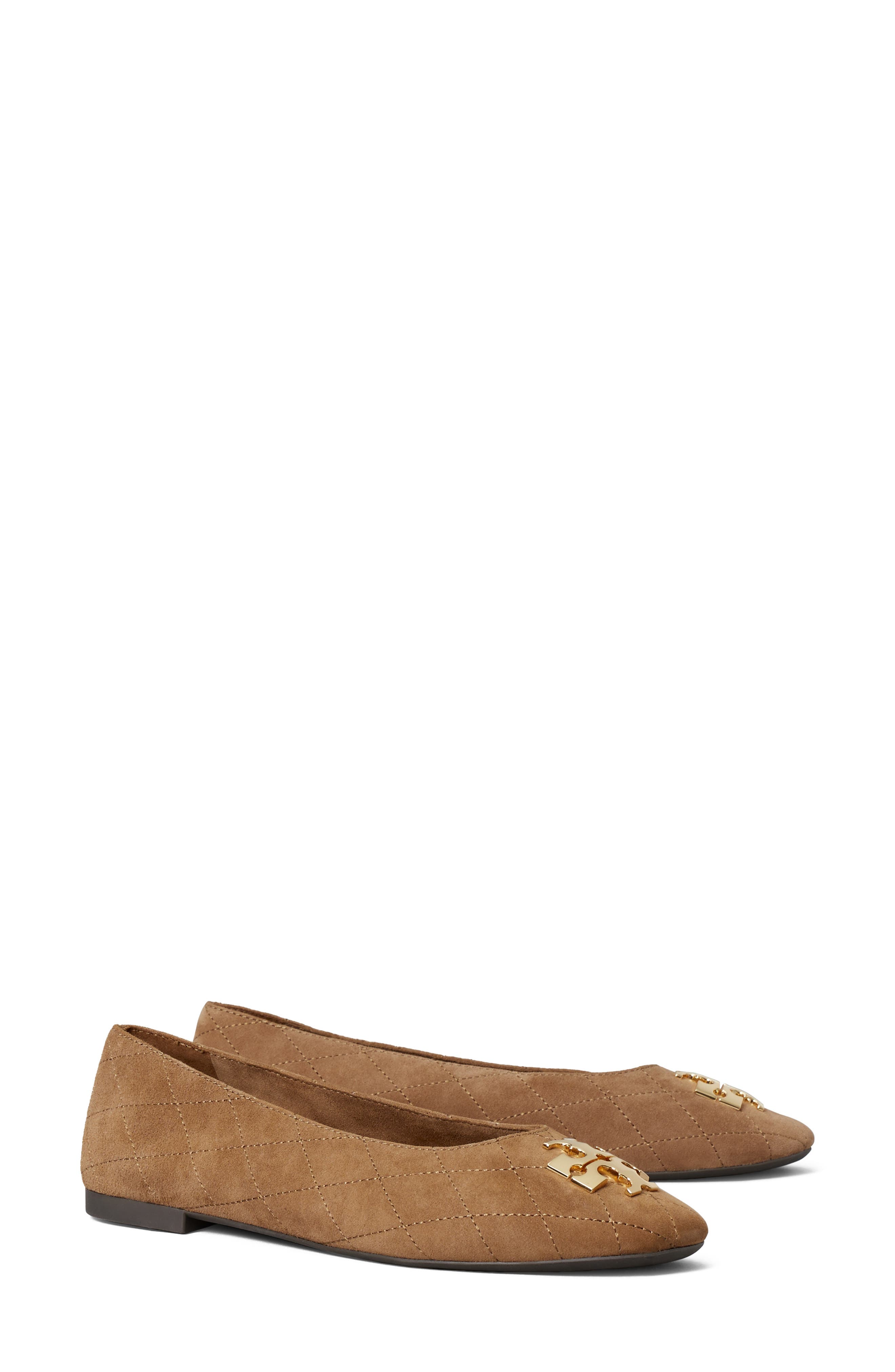 Charlie Quilted Ballet Flat, Main, color, PEANUT