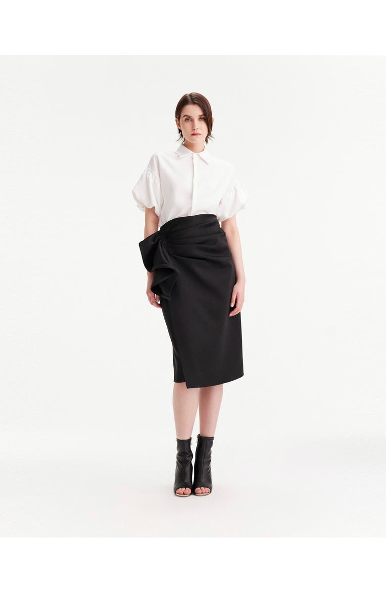 THEO The Label Atlas Bow Pencil Skirt, Alternate, color,