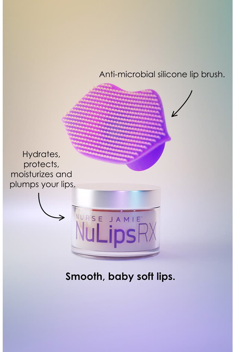 NuLips RX Moisturizing Lip Balm & Exfoliating Lip Brush, Alternate, color, NO COLOR