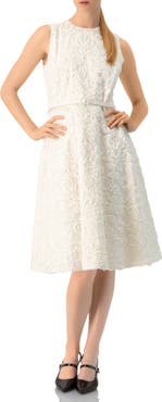 IVONNE Sleeveless Midi Sheath Dress