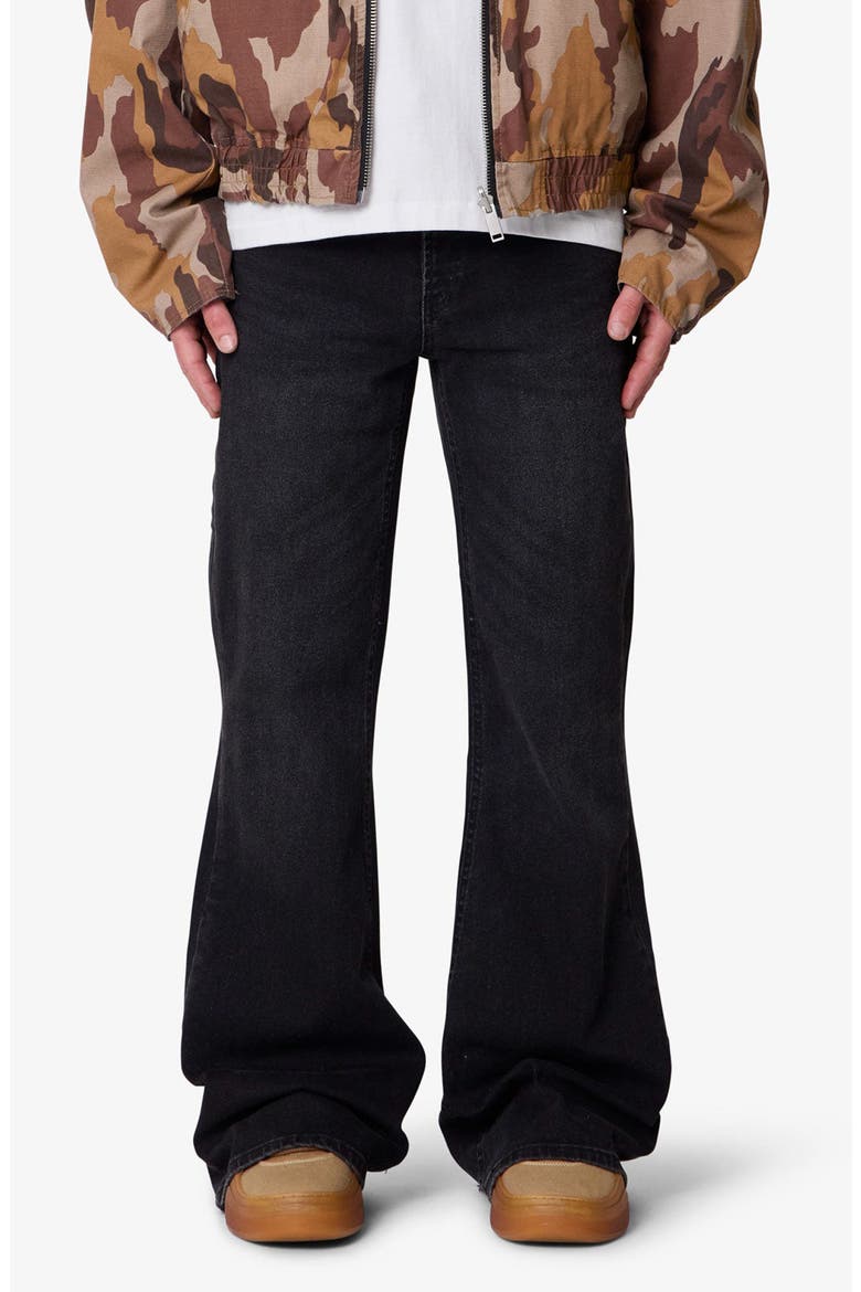 Super Flare Jeans, Main, color, WESTERN BLACK