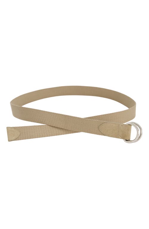 Vince D-ring Webbing Belt In Sandbar