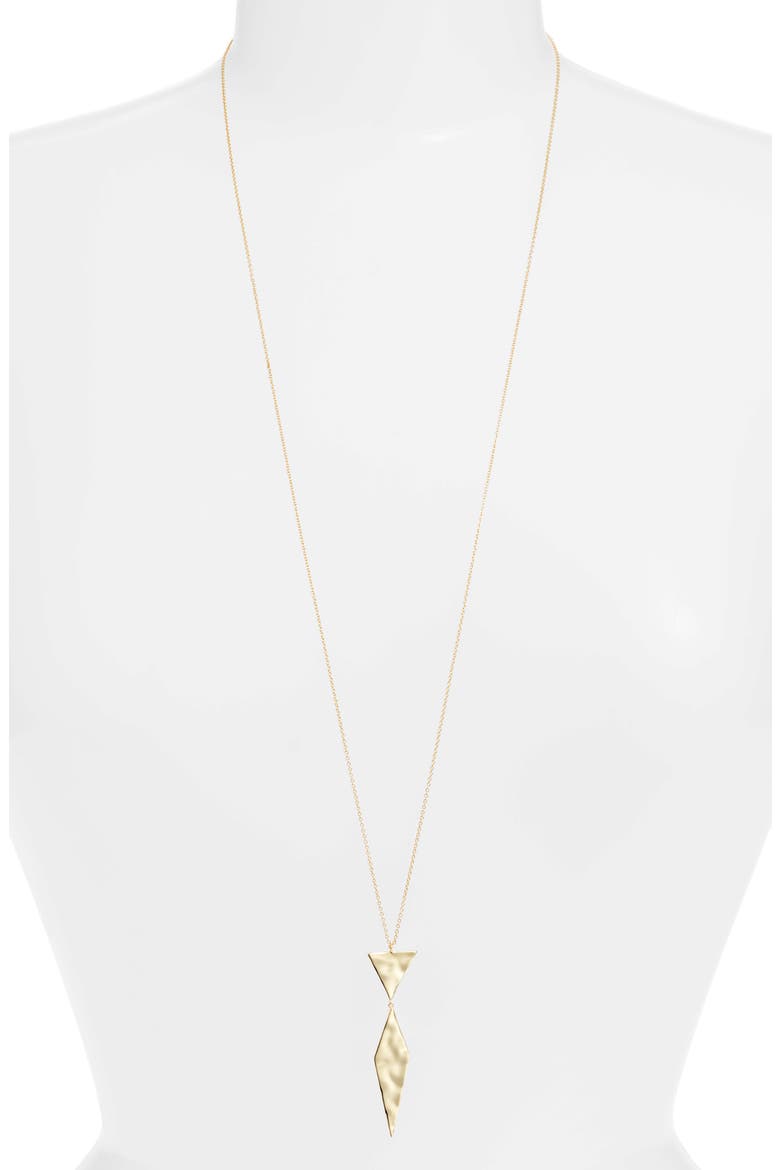 Luca Pendant Necklace, Main, color, GOLD