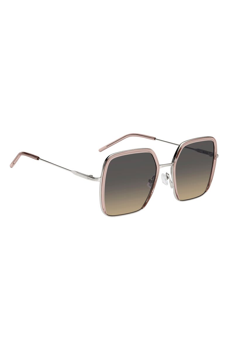 BOSS 55mm Oversize Square Sunglasses, Alternate, color,