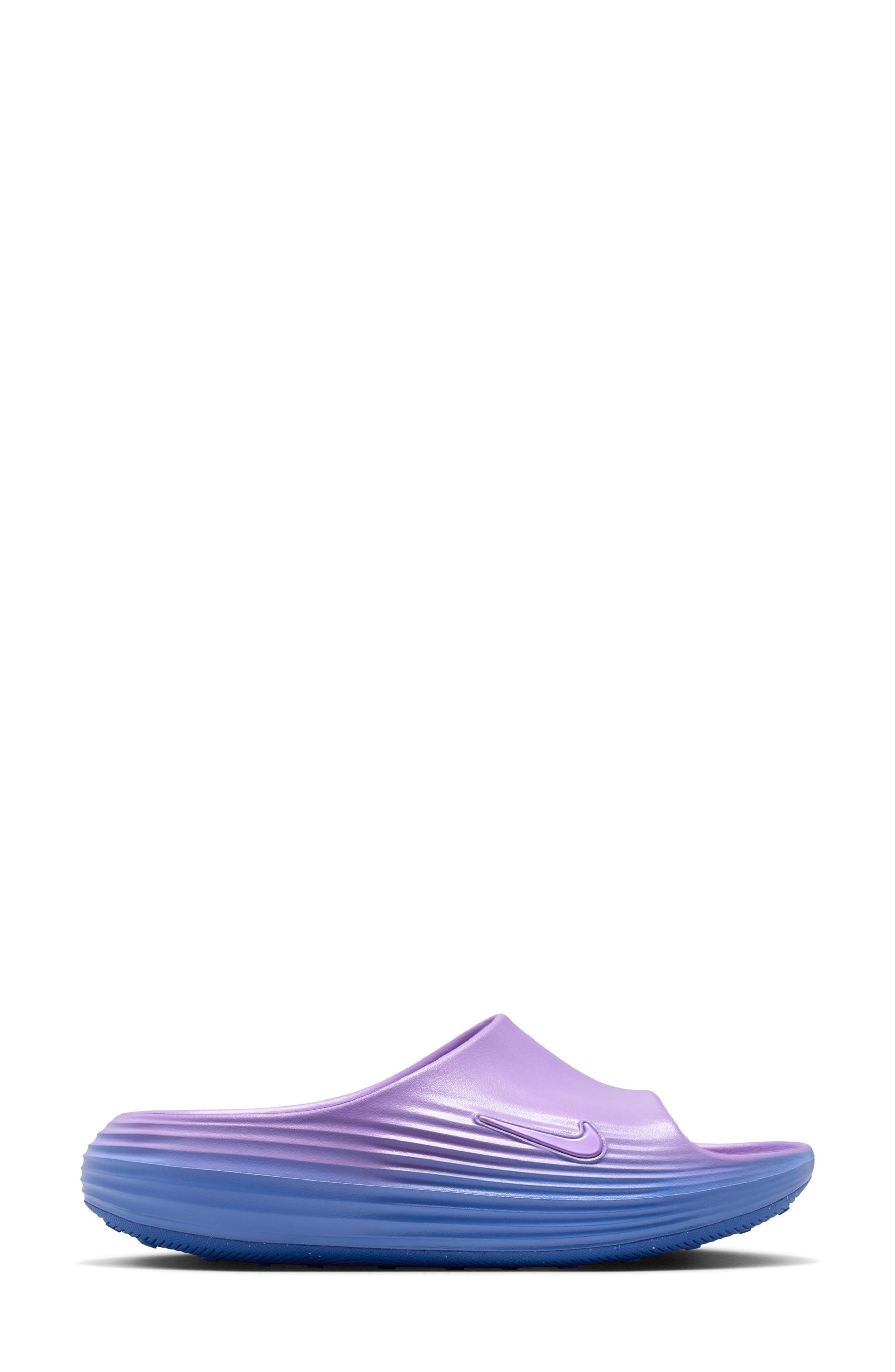 Nike ReactX Rejuven8 Slide, Main, color, Bright Violet/ Violet-Sapphire