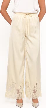 Petal & Pup Viola Drawstring Waist Wide Leg Pants