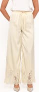 Petal & Pup Viola Drawstring Waist Wide Leg Pants