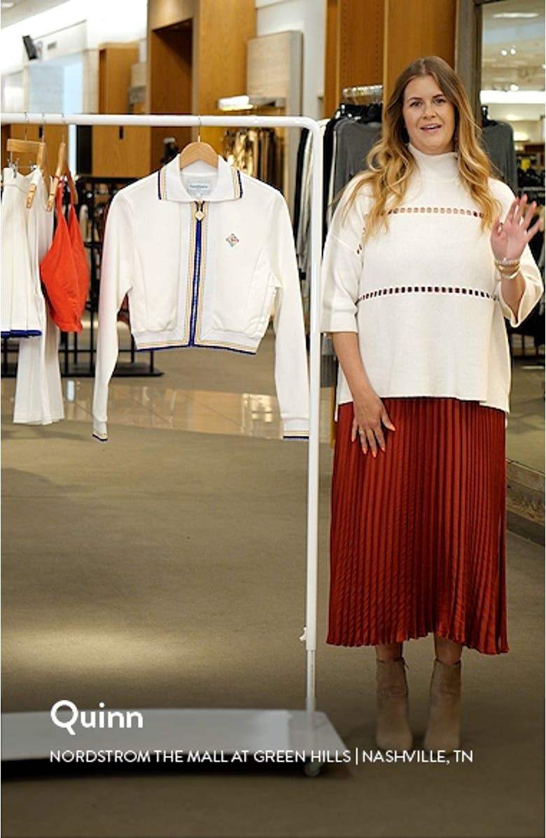 Scallop Edge Track Jacket, sales video thumbnail