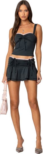 Claudina Tiered Miniskirt