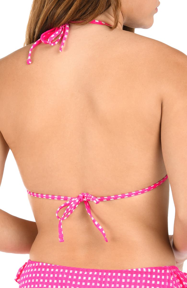 Citrus Picnic Ruffle Triangle Bikini Top, Alternate, color,