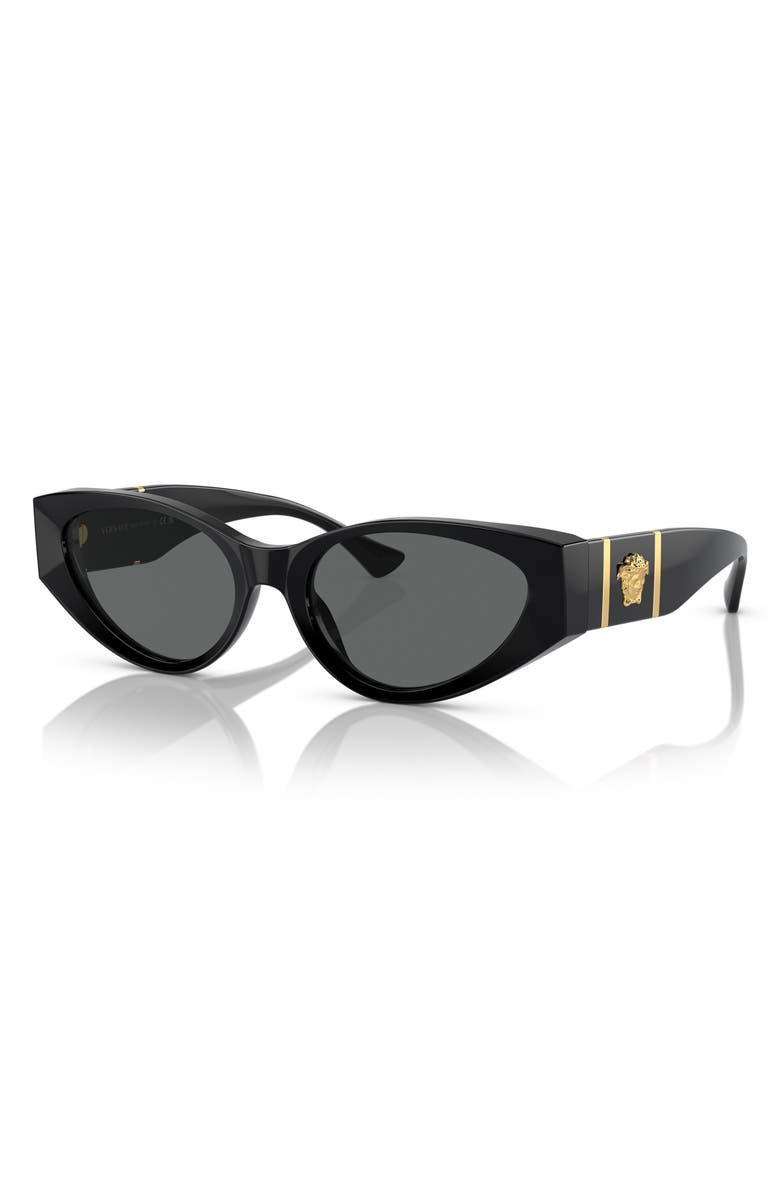 Versace 55mm Cat Eye Sunglasses, Alternate, color, 