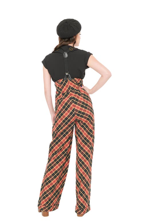 UNIQUE VINTAGE UNIQUE VINTAGE THELMA HIGH WAIST SUSPENDER PANTS