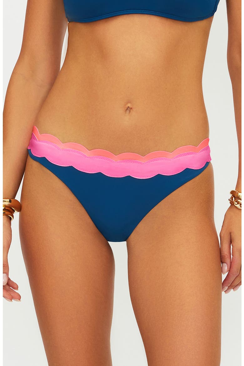 Fay Scallop Bikini Bottoms, Main, color, SEASHELL ISLE COLORBLOCK