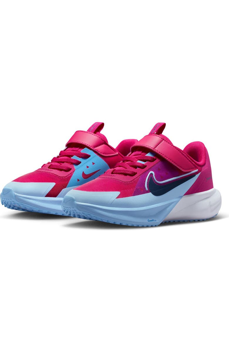 Nike Kids' Sonic Fly Running Shoe, Main, color, Pink/ Blue Void/ Blue